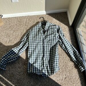 J Crew Gingham No-tuck shirt